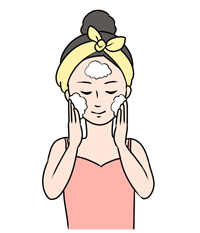 洗顔のポイント
